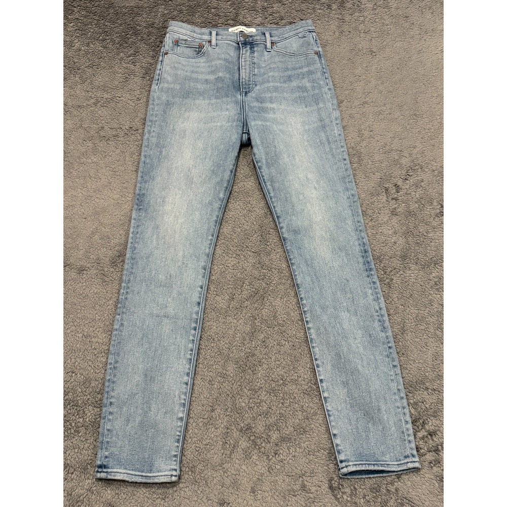 Aritzia Denim Forum Lola High Rise Skinny Womens 29 Light Wash Blue Denim